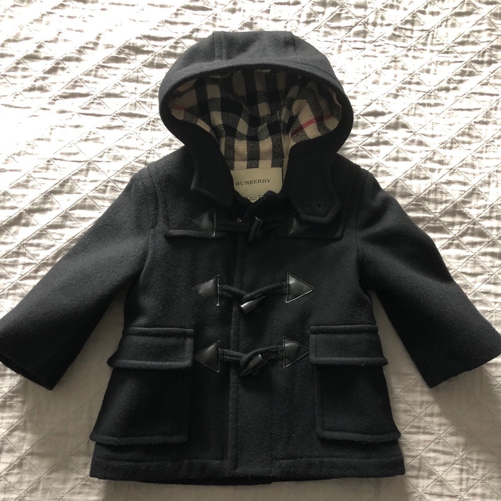 Burberry baby boy coat, size 18m